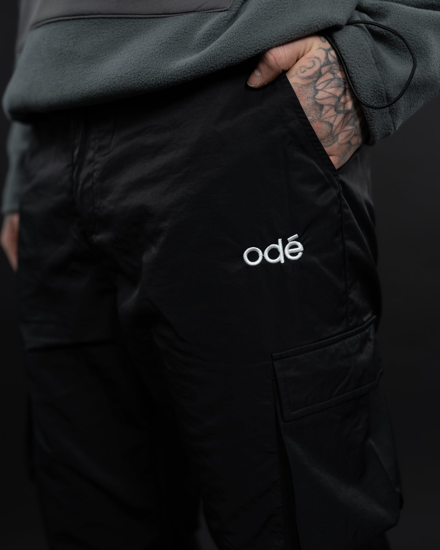 odé Black Cargo Trouser