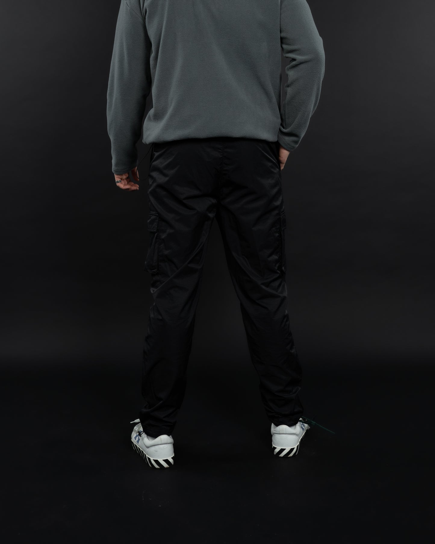 odé Black Cargo Trouser