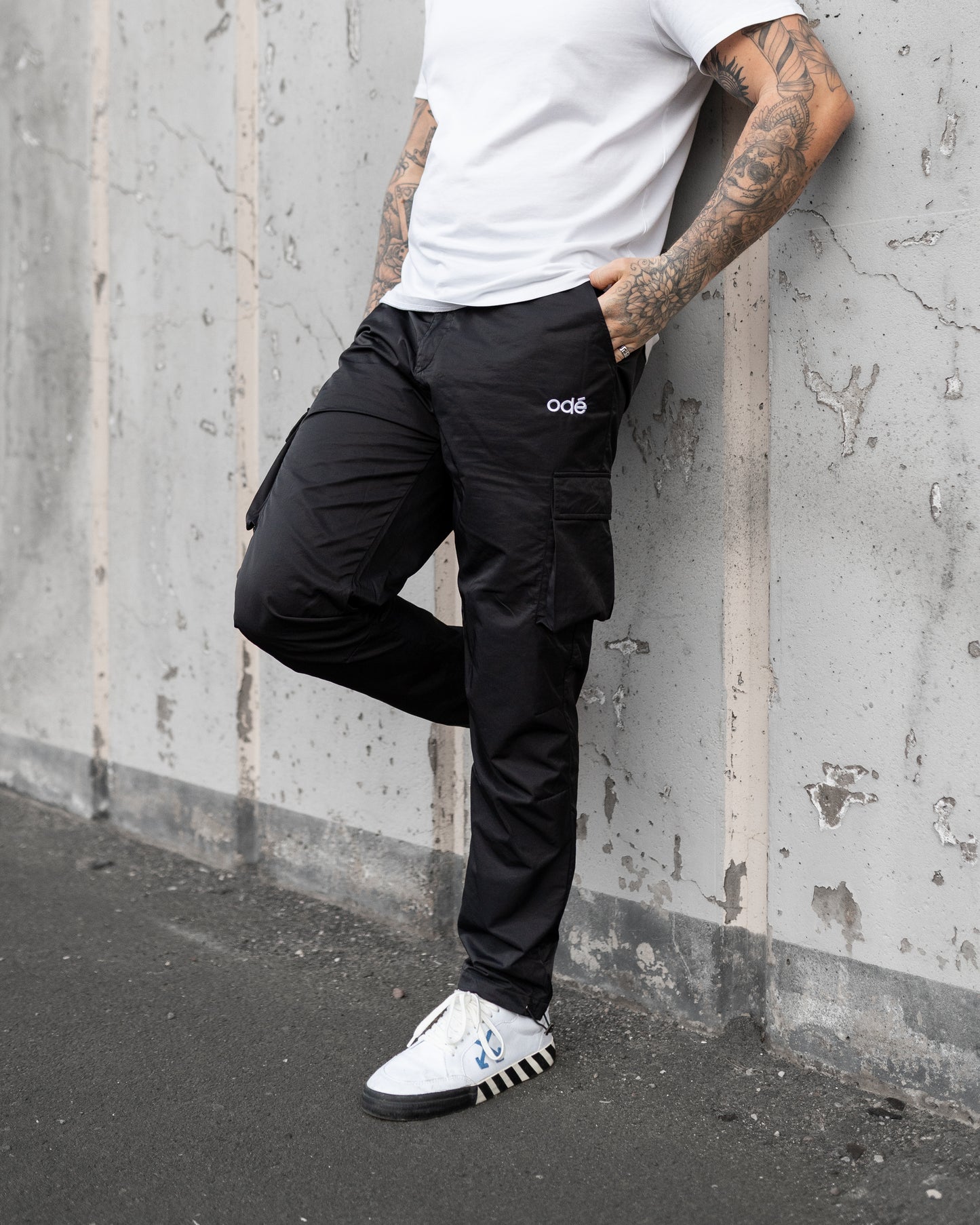 odé Black Cargo Trouser