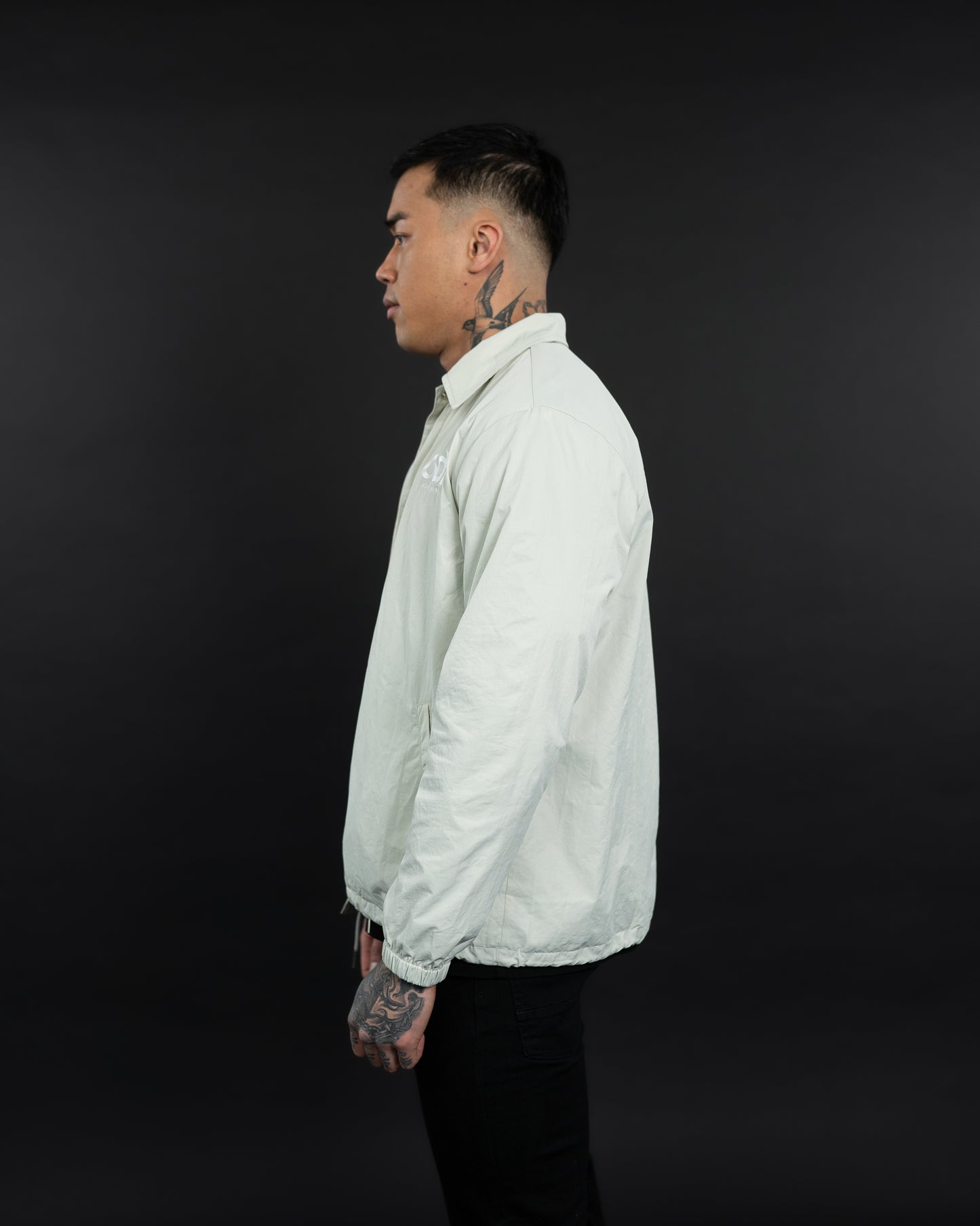 odé Light Grey Coach Jacket